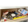 Image 3 : 5 DRAWER METAL CABINET WITH ASSORTED WELDING/DRILLING AND MACHINING FITTINGS/HARDWARE