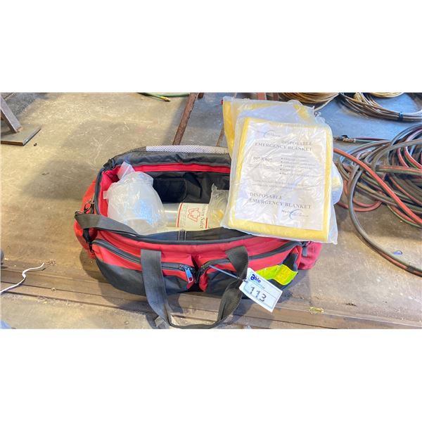 JOBSITE EMERGENCY RESPONSE BAG AND EQUIPMENT