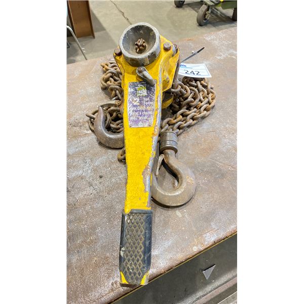 POWER FIST 2 TON LEVER CHAIN HOIST