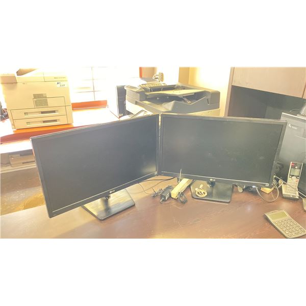 2 - 23" LG COMPUTER MONITORS