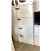 Image 2 : GROUP OF 4 ASSORTED METAL FILING CABINETS