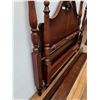Image 5 : * Double Vintage Style Wood Bed Frame - 55" Wide x 51" Tall - CANNOT SHIP