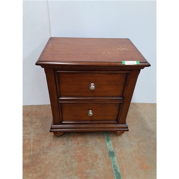 * Two Drawer End Table - 26" x 18" x 28.5" - CANNOT SHIP