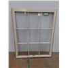 Image 1 : * Nine Panel Antique Window - 39" x 32" - CANNOT SHIP