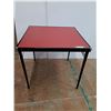 Image 1 : * Foldable Metal Camping/Card Table - 30" x 29" - CANNOT SHIP