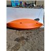 Image 4 : ** Orange Pelican Kayak w/Paddle - 180lbs Max Weight Capacity -7.5ft x 2.5ft - CANNOT SHIP