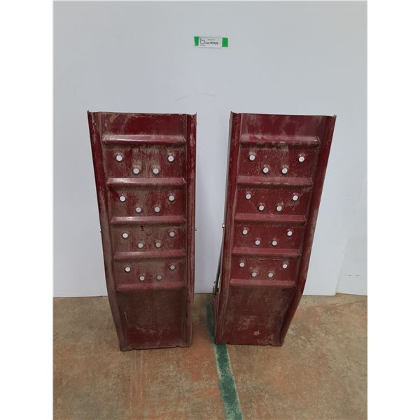 ** Metal Vehicle Ramps - 23"l x 10"w x 9" 't - CANNOT SHIP