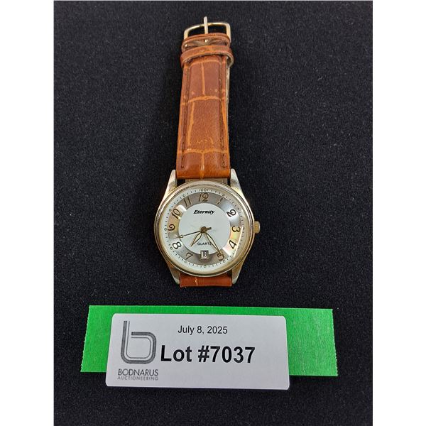 Eternity Quartz Watch - Brown Band - Working
