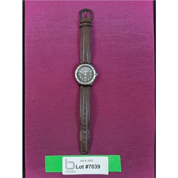 Timex Expedition Watch w/Indiglo - Leather Band - Working