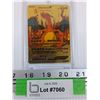 Image 1 : Pokemon Charzard "Gold" Evolution Trading Car - CANNOT GUARANTEE AUTHENTICATION