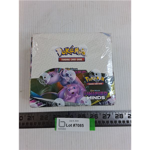 Pokemon Sealed Box of "Sun&Moon Unified Minds" Trading Cards - Authenticity Not Guaranteed