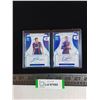 Image 1 : (2) Panini "National Treasures" Collector Cards (Lionel Messi, Neymar Jr.) - Authenticity Not Guaran