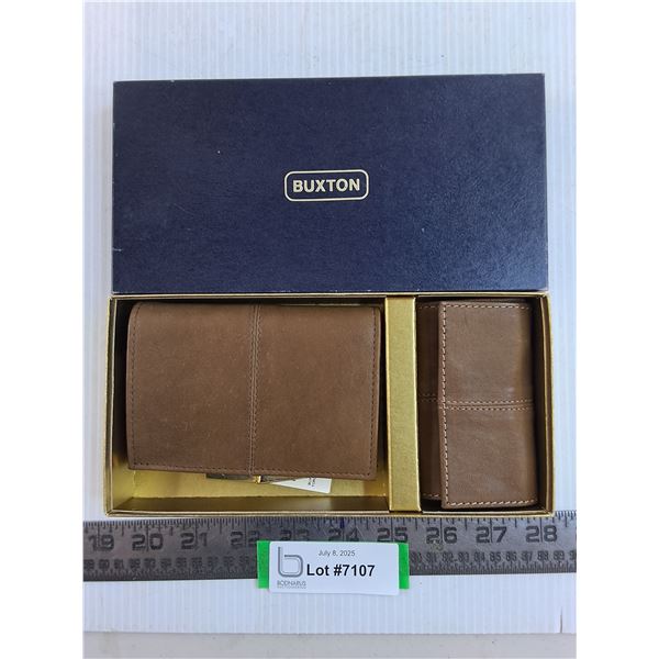 Buxton Wallet & Key Holder Set - Unused