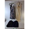 Image 1 : (2) Sweats- S, Halter Dress- XS & Onepiece Underwear- Approx. S