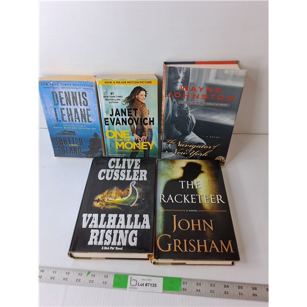 (5) Books- Shutter Island, The Racketeer, Valhalla Rising, Misc.