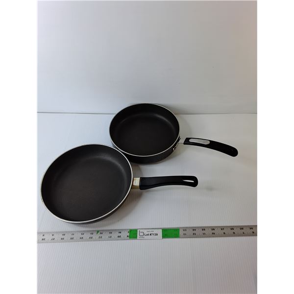 (2) Lagostina Frying Pans Approx. 10" Diameter