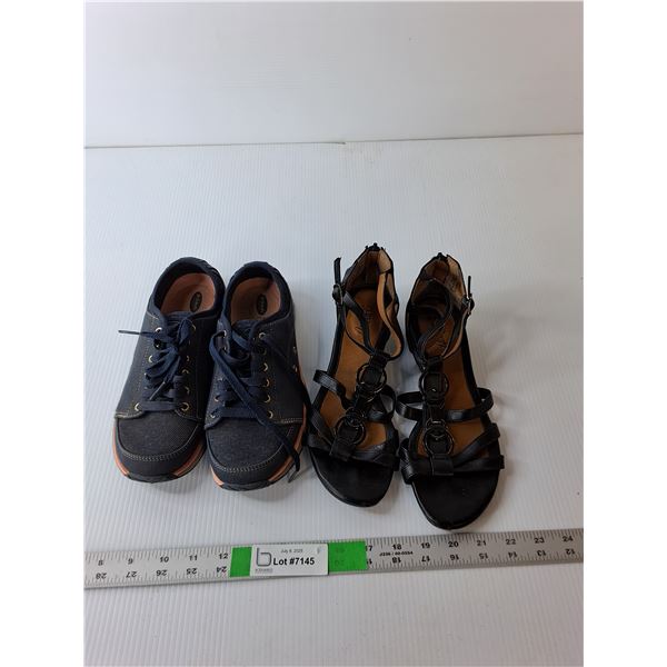 (2) Pairs of Women's Shoes- Dr, Scholl's- 7 & Air Soft-7.5