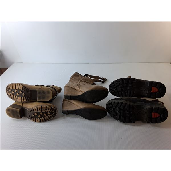 (3) Pairs of Women's Shoes- Rockport-7.5, Clark's-8, Naturalizer- 8