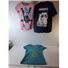 Image 1 : (3) Women's Tshirts- Grumpy Cat- M, Vegas- XL, Hurley-L