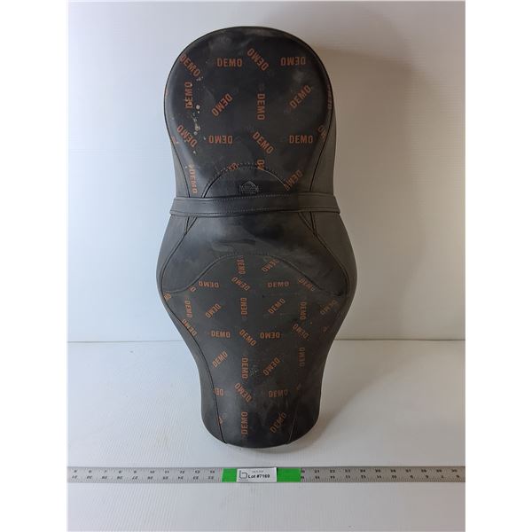 Demo Harley Davidson Motorcycle Seat, Approx.  27" Long  -  PICK UP