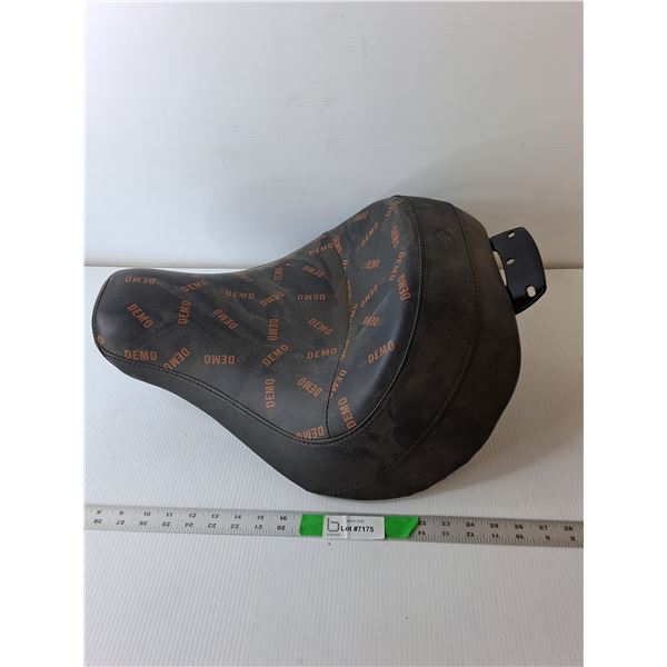 Demo Harley Davidson Motorcycle Seat, Approx. 22" Long