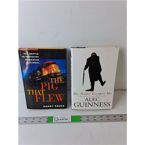 (2) Books- The Pig that Flew & My Name Escapes Me