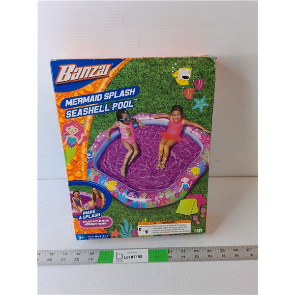 Banzai Mermaid Splash Pool- Untested