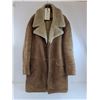 Image 1 : * Men's Suede 3/4 Length Winter Coat - Size Large/XL Approx