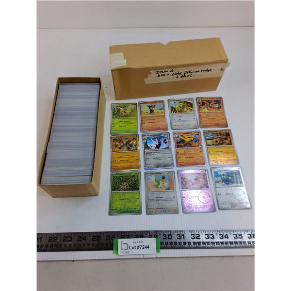 (600+) Pokemon Cards - Older/Holos - Authenticity Not Guaranteed