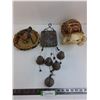 Image 1 : Garden Decor (Bird Feeder, Wind Chime, Ceramic Tortoise)