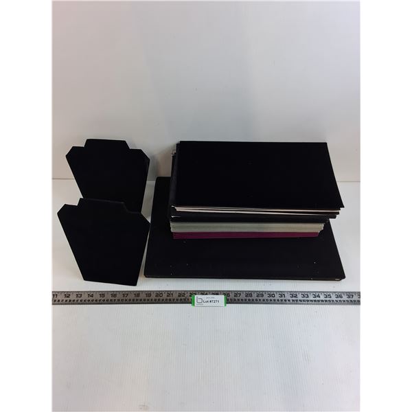 Assorted Jewelry/Product Display Boards - Largest 18" x 12"