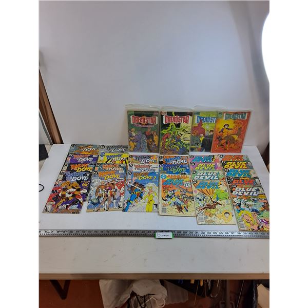 (31) Comic Books - 7-Dreadstar, 14-Hawk&Dove, 10-Blue Devil