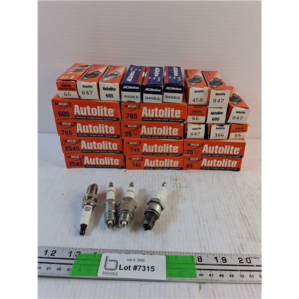 Various Autolite, Canadian Tire, Champion and NGK Spark Plugs