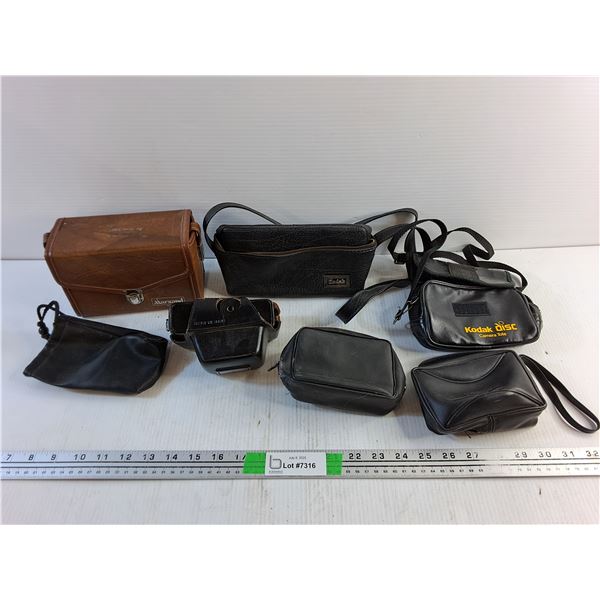 Various Vintage Camera Bags