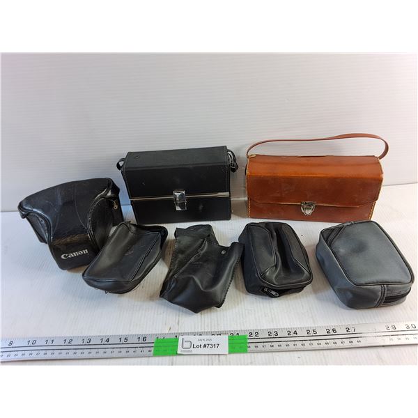 Various Vintage Camera Cases/Bags