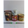 Image 1 : Various Vintage Tins - Cracker Jack, Co Op Peanut Butter and Empress Jam