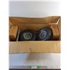 Image 1 : (2) 4.10/3.50 - 4 Pneumatic Wheels