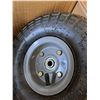 Image 3 : (2) 4.10/3.50 - 4 Pneumatic Wheels