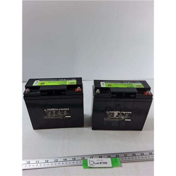 Interstate 12V Batteries- As Is CANNOT SHIP