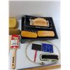 Image 3 : Assorted Painting Items - (2) Rollers, Paint Brush, Misc