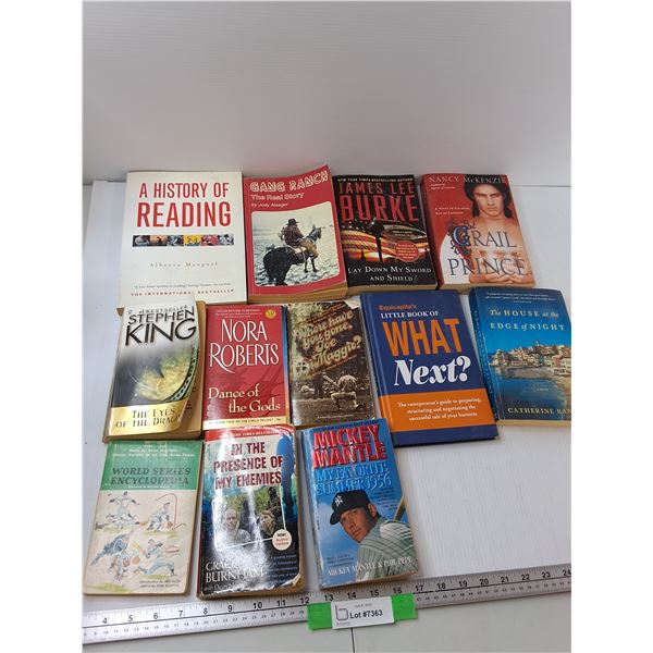 (12) Books - In The Presence Of My Enemies, Dance Of The Gods, Misc