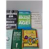 Image 3 : (8) Books - The Death Of Truth, The Room Where It Happened, Golf Clinic, Misc