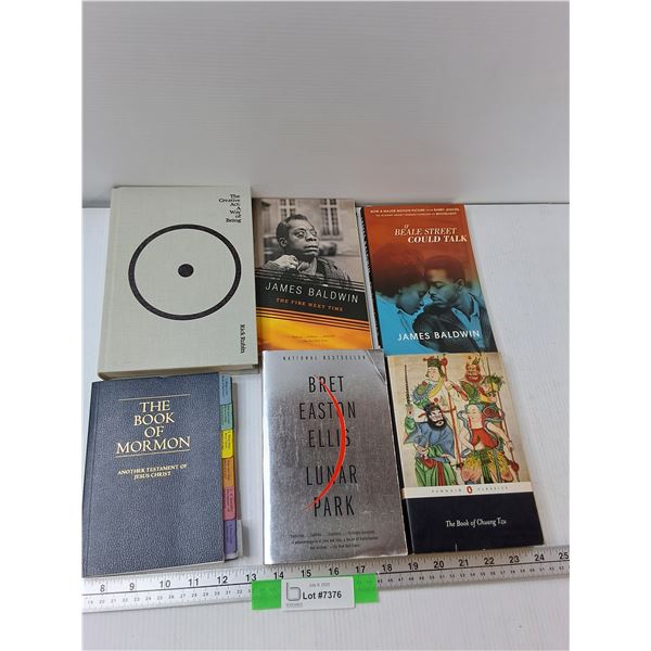 (6) Books - The Book Of Mormon, The Creative Way Of Being, The Fire Next Time, Misc