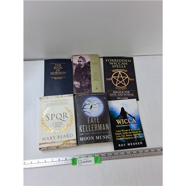 (6) Books - A History Of Ancient Rome, Moon Music, Thus Spoke Zarathustra, Misc