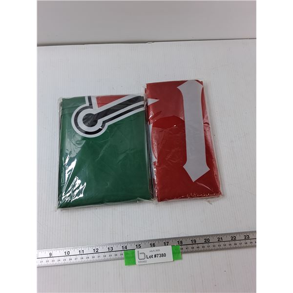 (2) Pilsner Beer Flags