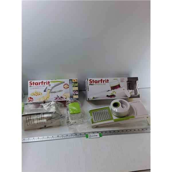 StarFrit Pro Fry Cutter And Cuber, StarFrit Pro Mandolin - As Is