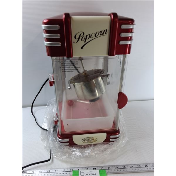 Nostalgia Electronics Popcorn Maker - As Is  - CANNOT SHIP