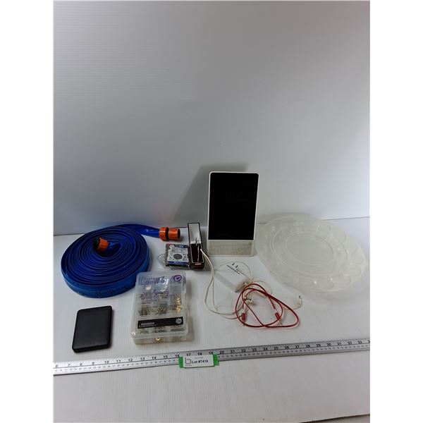 Assorted - Trampoline Sprinkler, Lenovo Smart Display, Picture Hanging Kit, Misc