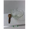 Image 1 : Rawhide Rattle, Glass Salad Bowl