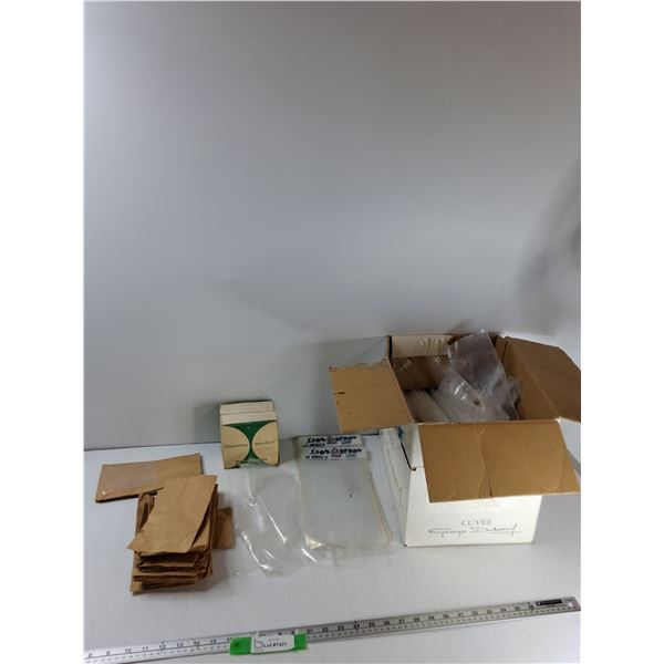 Various Plastic & Paper Bags and Monarch Labels